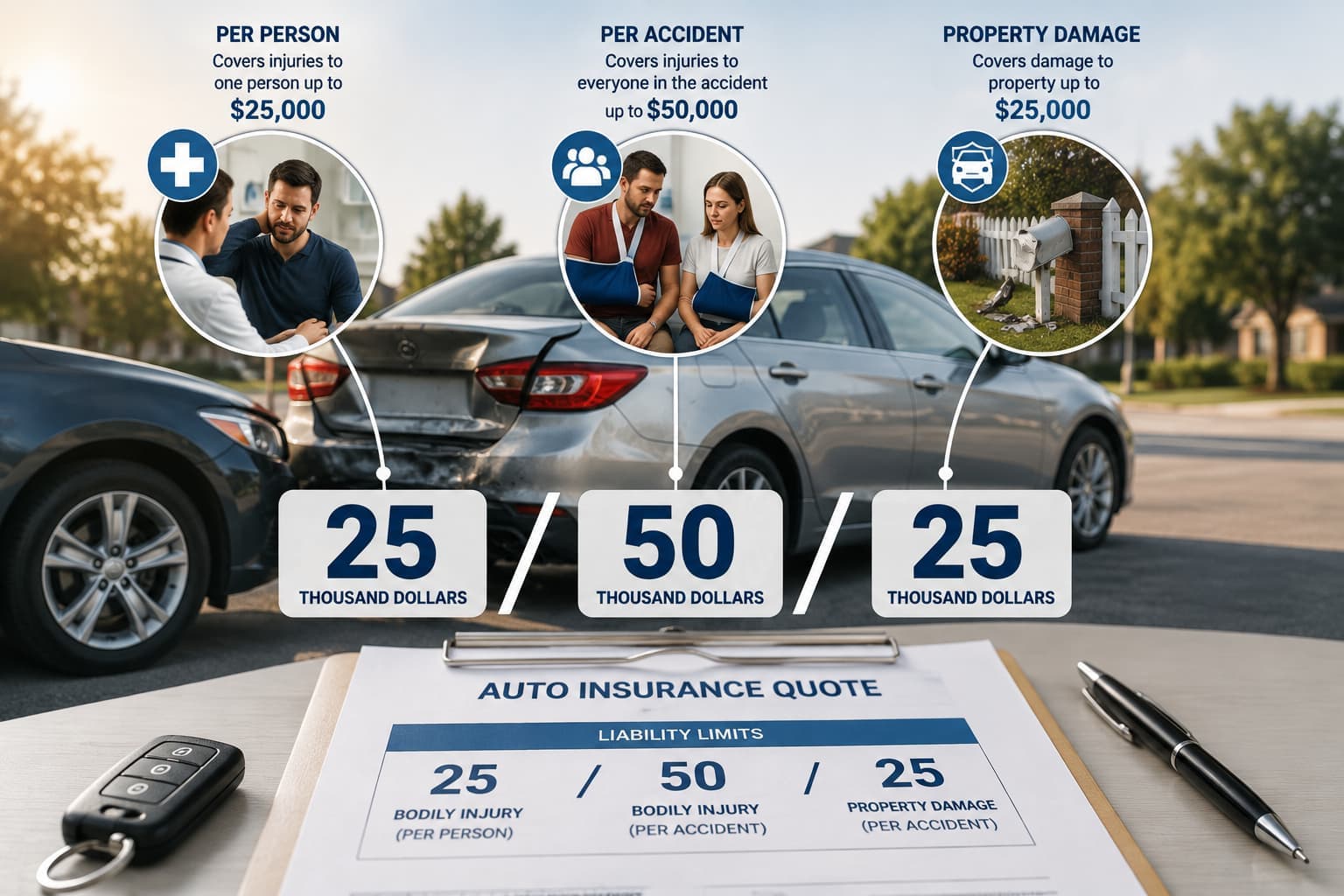 What Does 25/50/25 Mean on Car Insurance? A Simple Guide for Tulsa Drivers